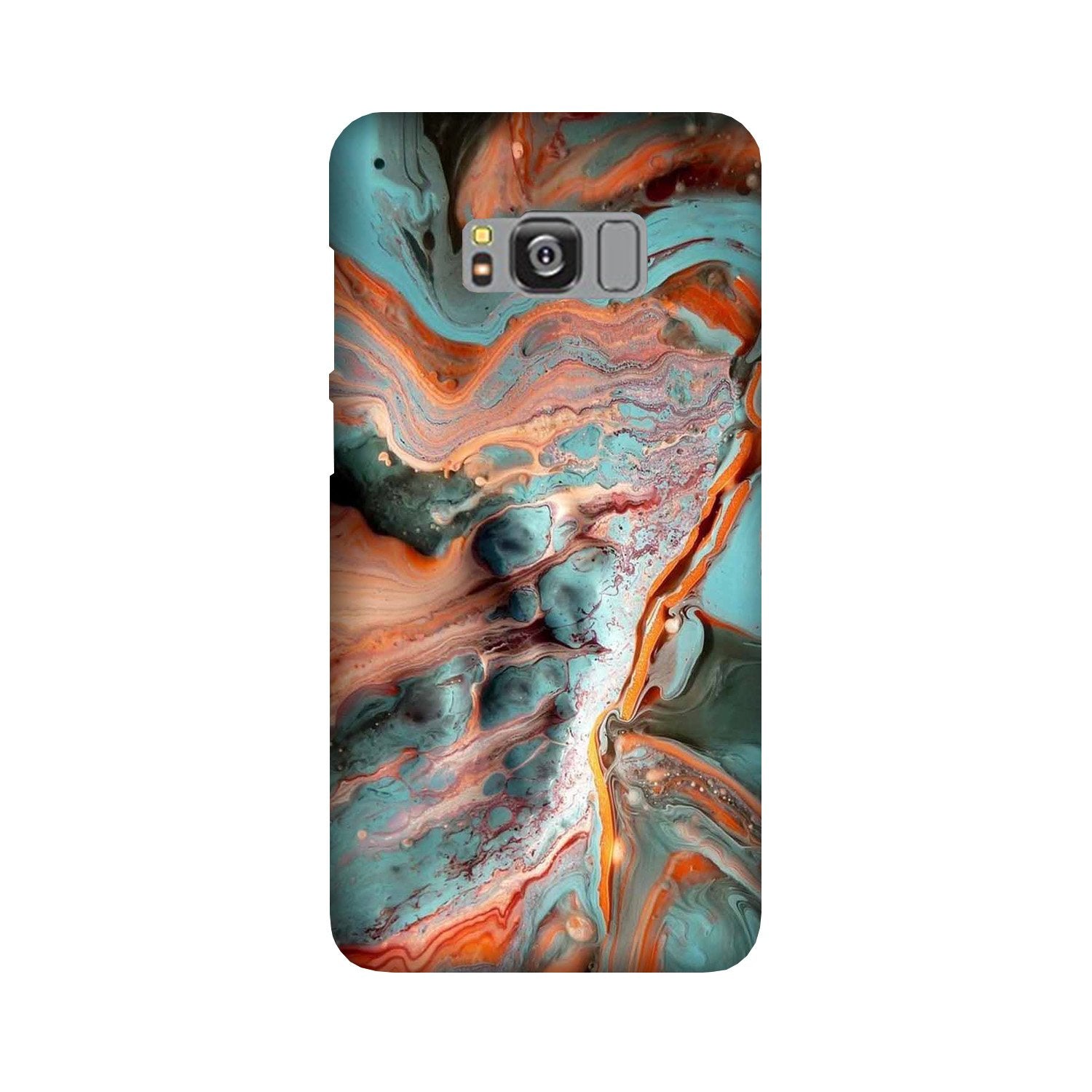 Marble Texture Mobile Back Case for Galaxy S8  (Design - 309)