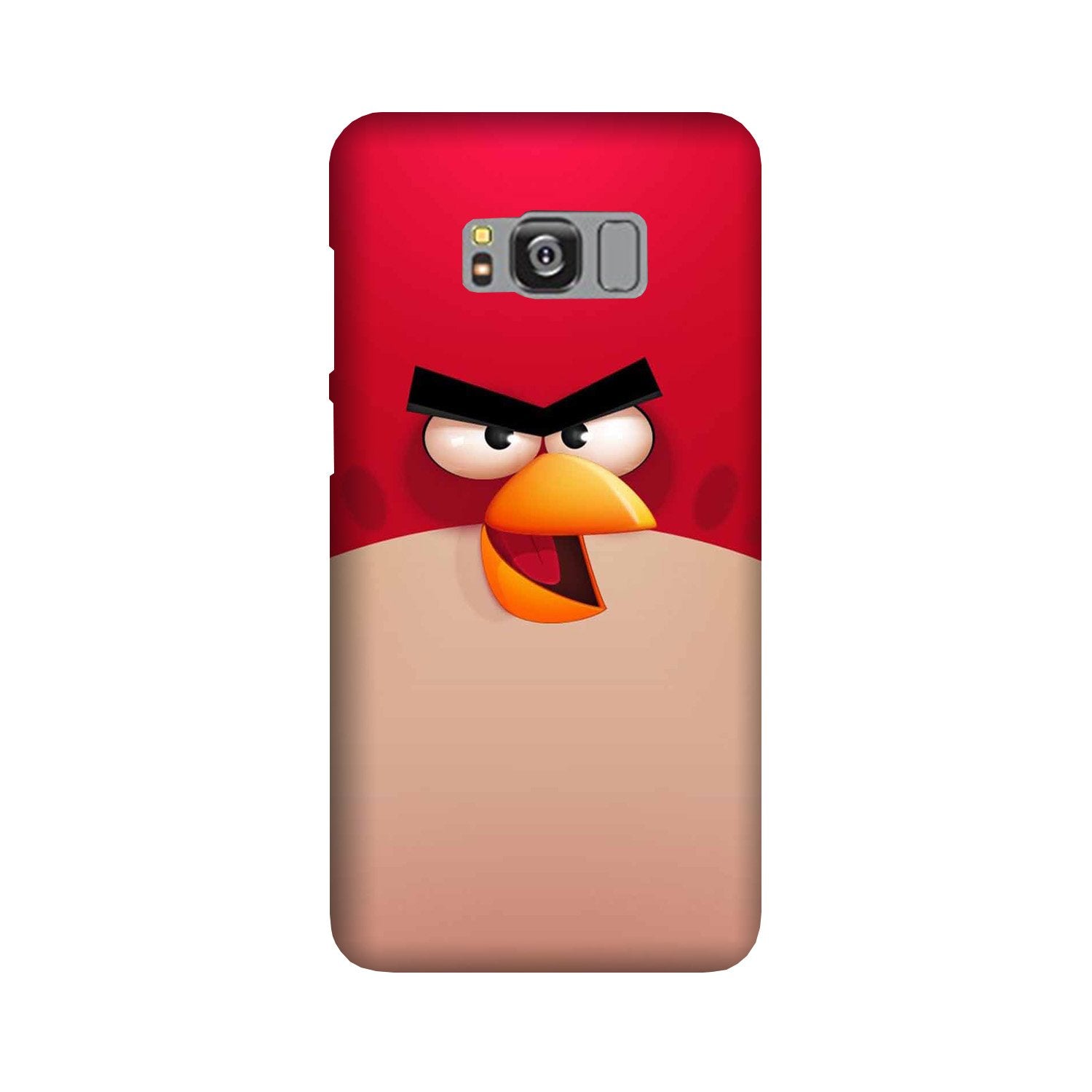 Angry Bird Red Mobile Back Case for Galaxy S8(Design - 325)