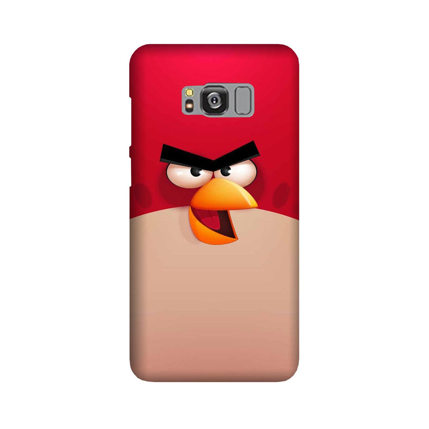 Angry Bird Red Mobile Back Case for Galaxy S8  (Design - 325)