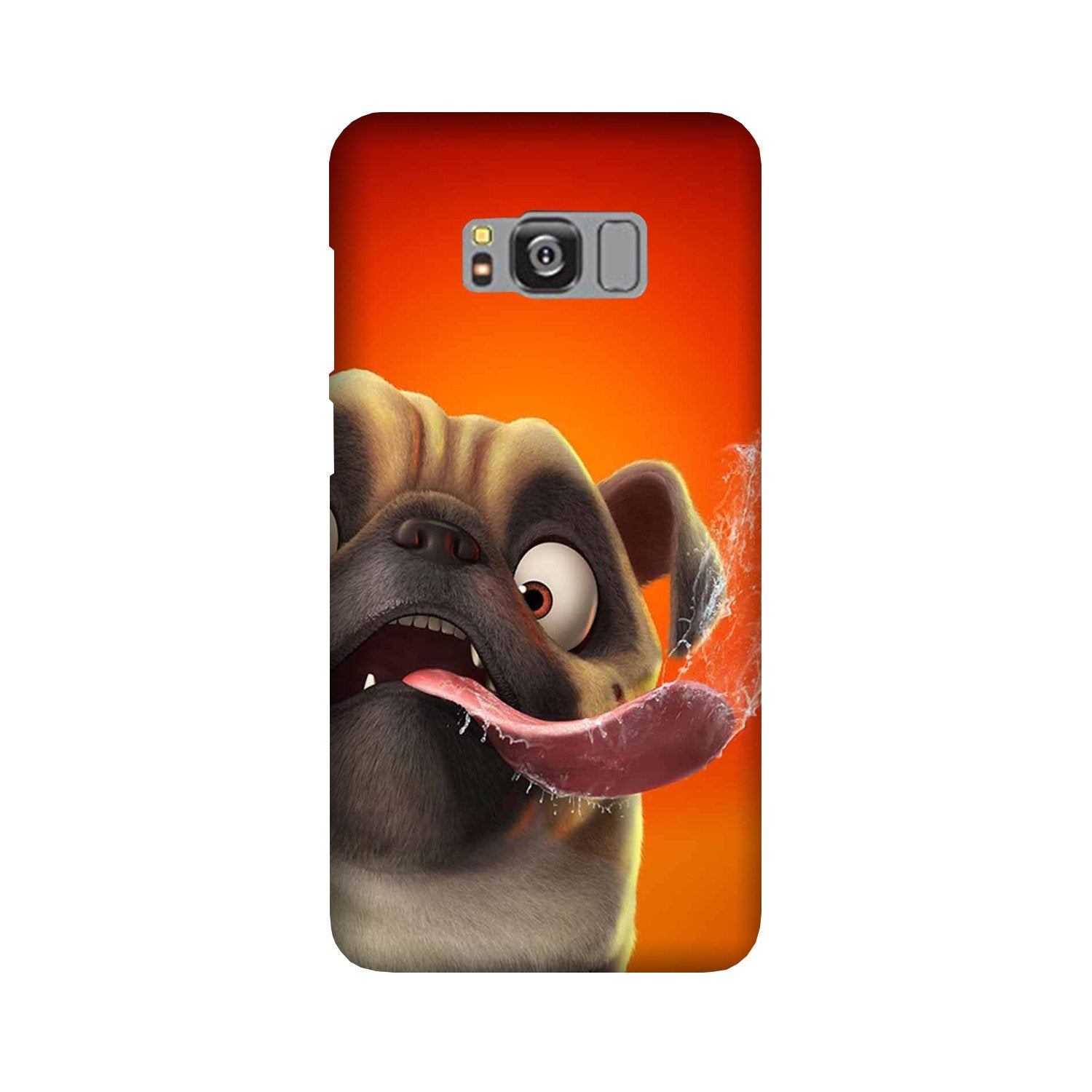 Dog Mobile Back Case for Galaxy S8  (Design - 343)