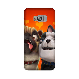 Dog Puppy Mobile Back Case for Galaxy S8 Plus(Design - 350)