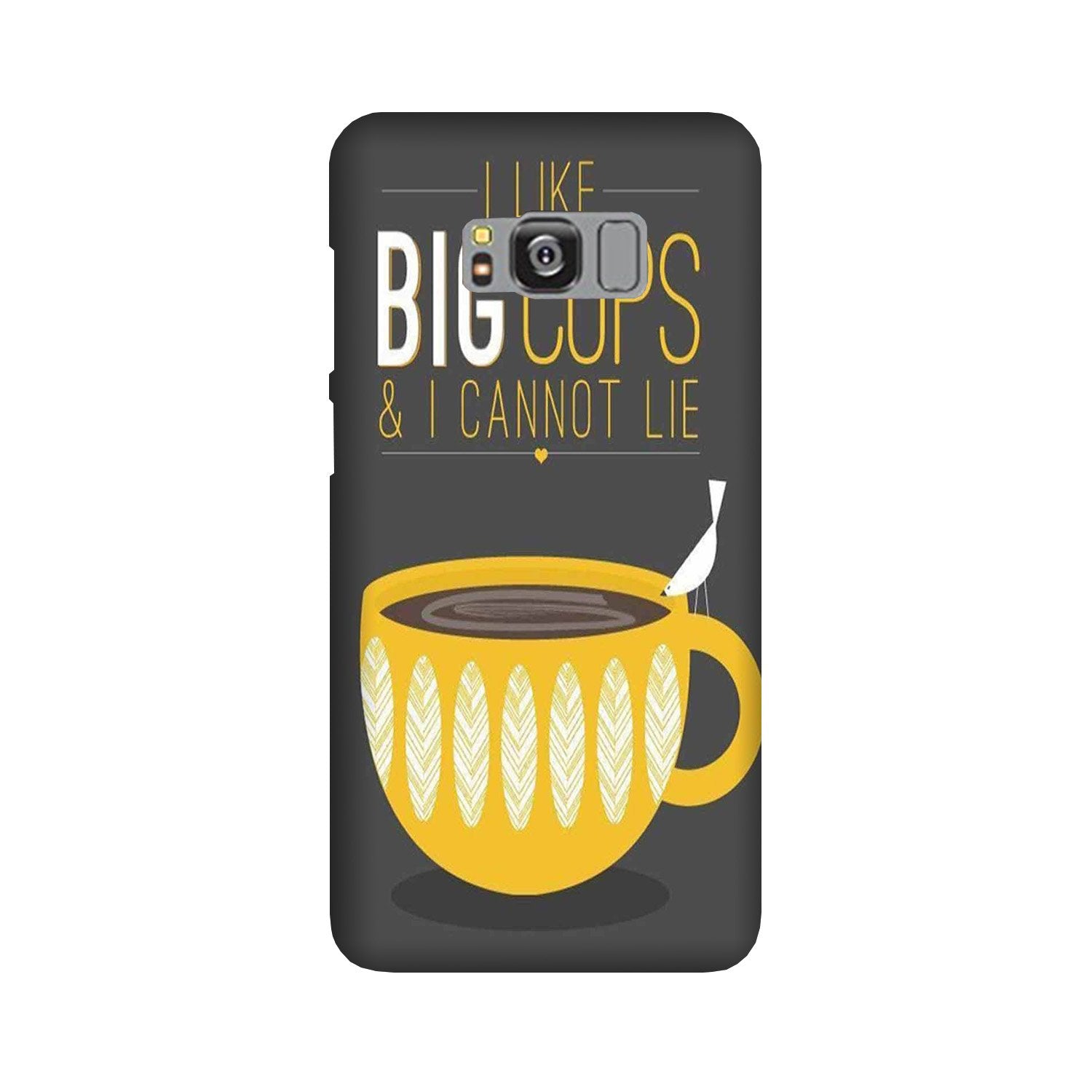 Big Cups Coffee Mobile Back Case for Galaxy S8  (Design - 352)