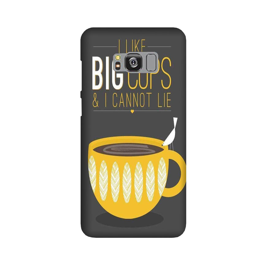 Big Cups Coffee Mobile Back Case for Galaxy S8  (Design - 352)