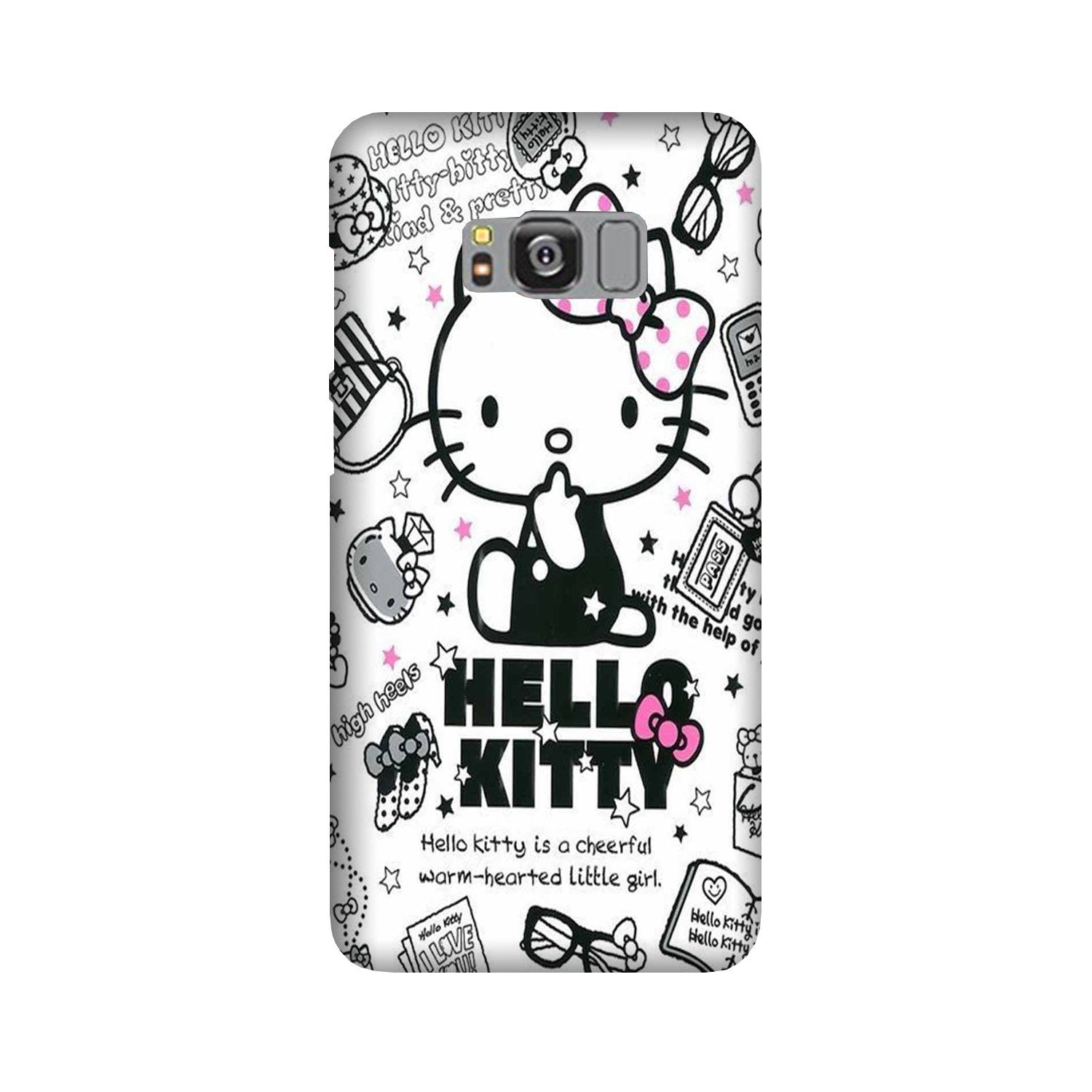 Hello Kitty Mobile Back Case for Galaxy S8  (Design - 361)