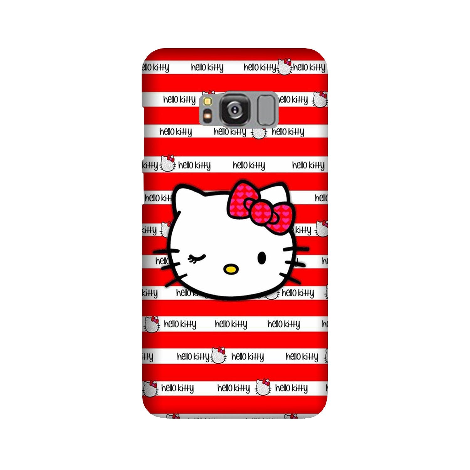 Hello Kitty Mobile Back Case for Galaxy S8  (Design - 364)