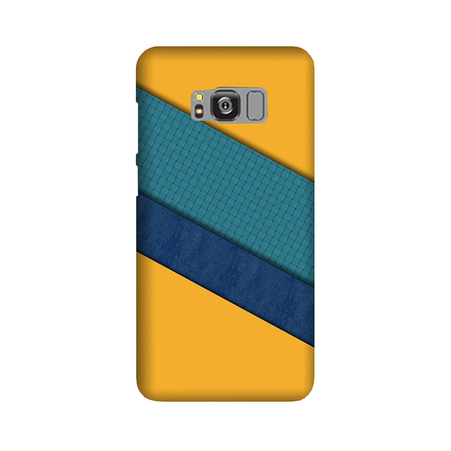 Diagonal Pattern Mobile Back Case for Galaxy S8  (Design - 370)