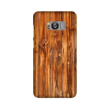 Wooden Texture Mobile Back Case for Galaxy S8  (Design - 376)