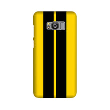 Black Yellow Pattern Mobile Back Case for Galaxy S8  (Design - 377)