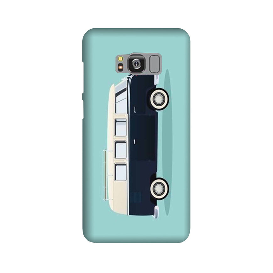 Travel Bus Mobile Back Case for Galaxy S8  (Design - 379)