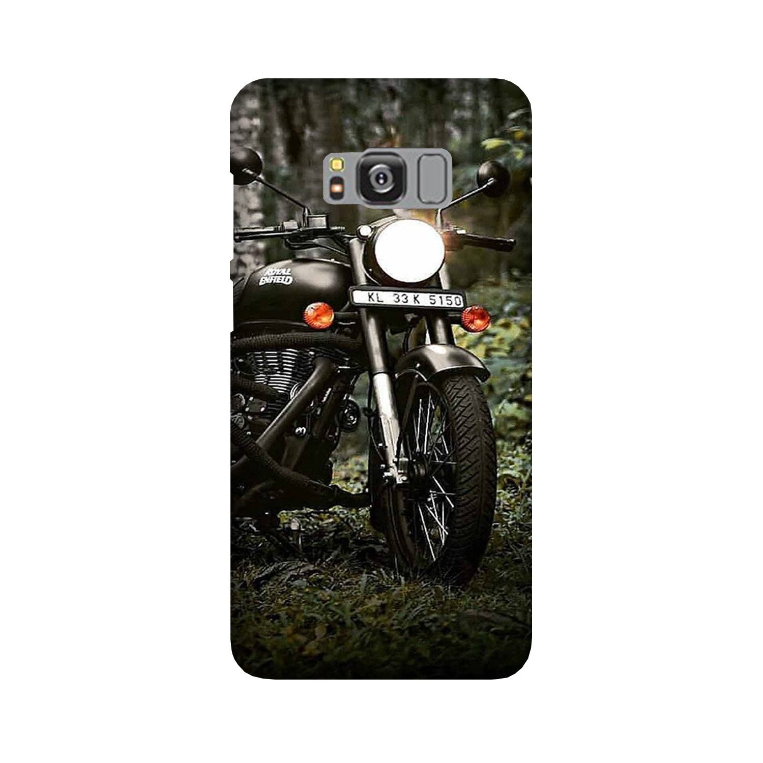 Royal Enfield Mobile Back Case for Galaxy S8 Plus  (Design - 384)
