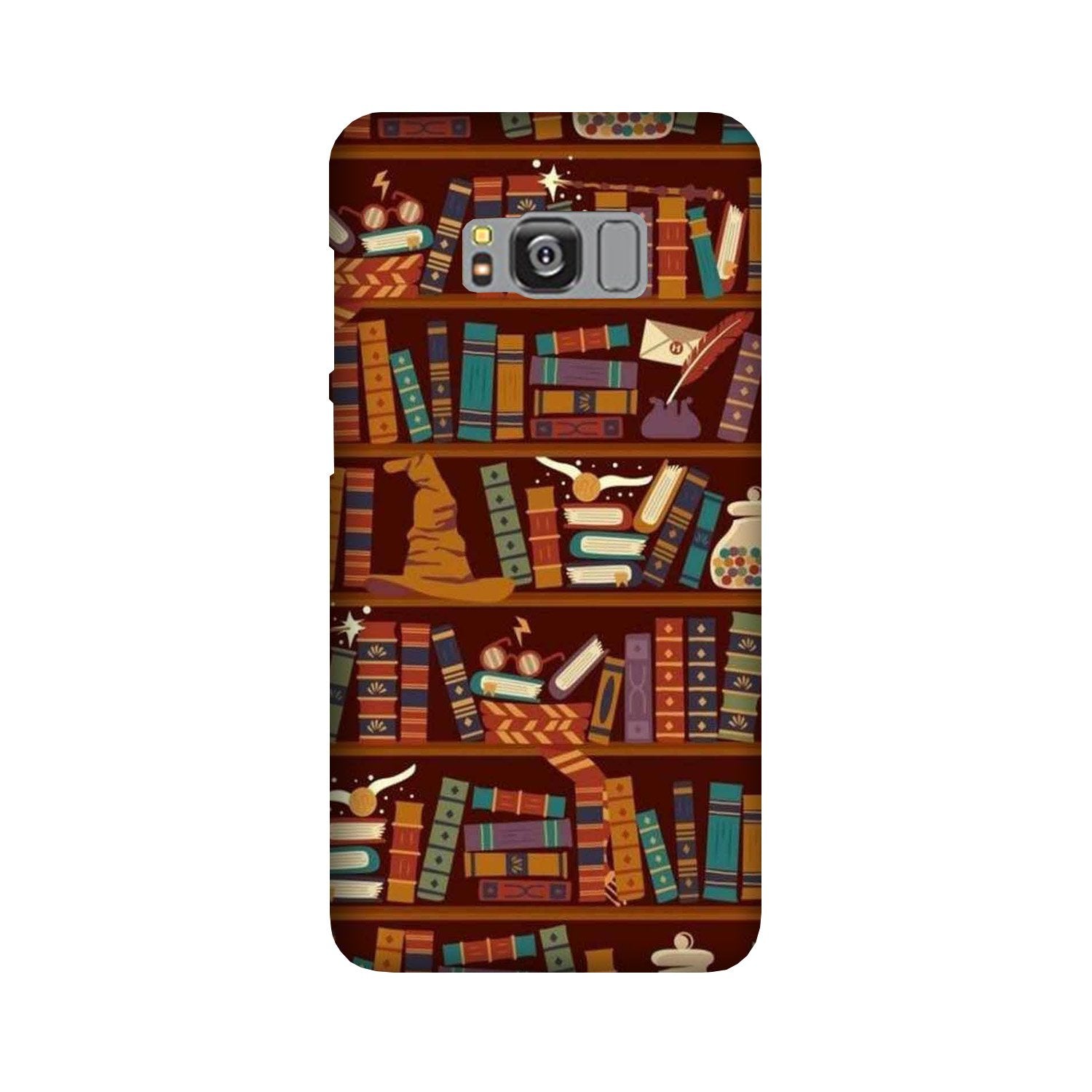 Book Shelf Mobile Back Case for Galaxy S8 Plus  (Design - 390)