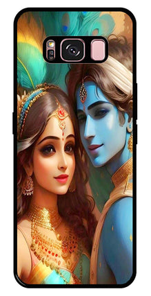 Lord Radha Krishna Metal Mobile Case for Samsung Galaxy S8 Plus