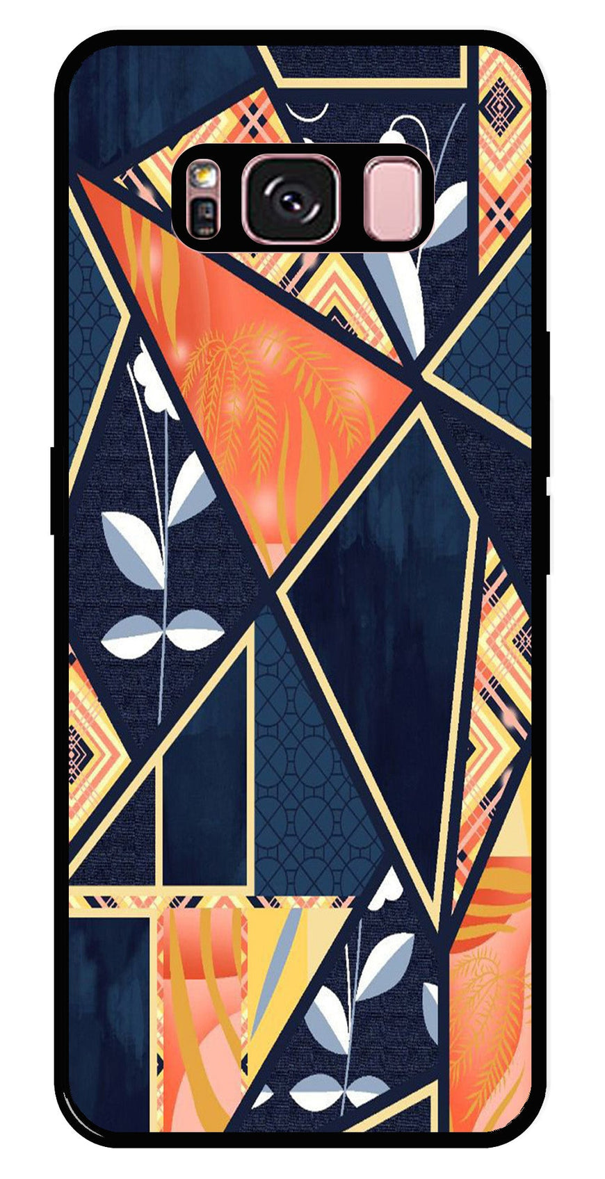 Marble Design Metal Mobile Case for Samsung Galaxy S8 Plus   (Design No -07)