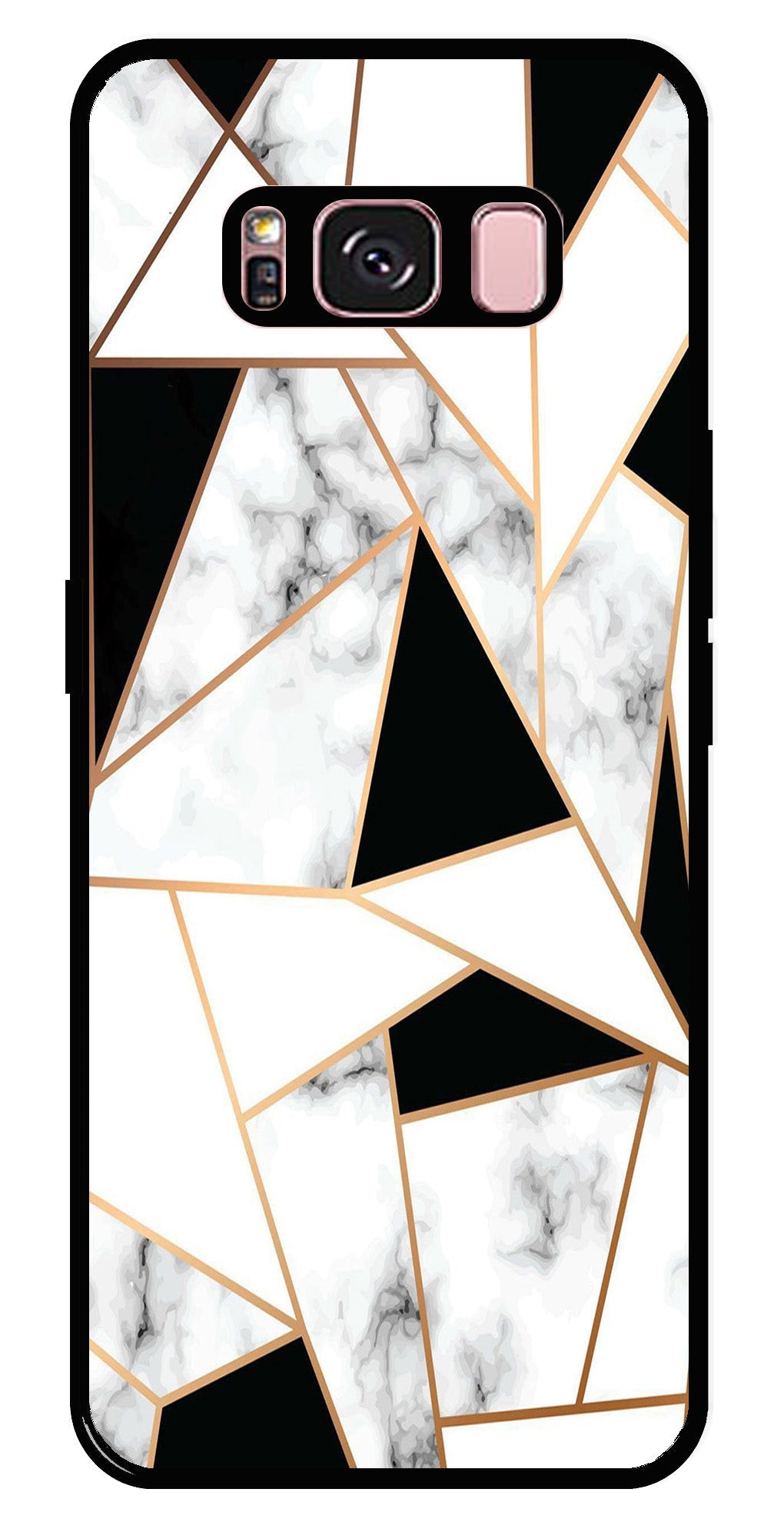 Marble Design2 Metal Mobile Case for Samsung Galaxy S8 Plus   (Design No -08)