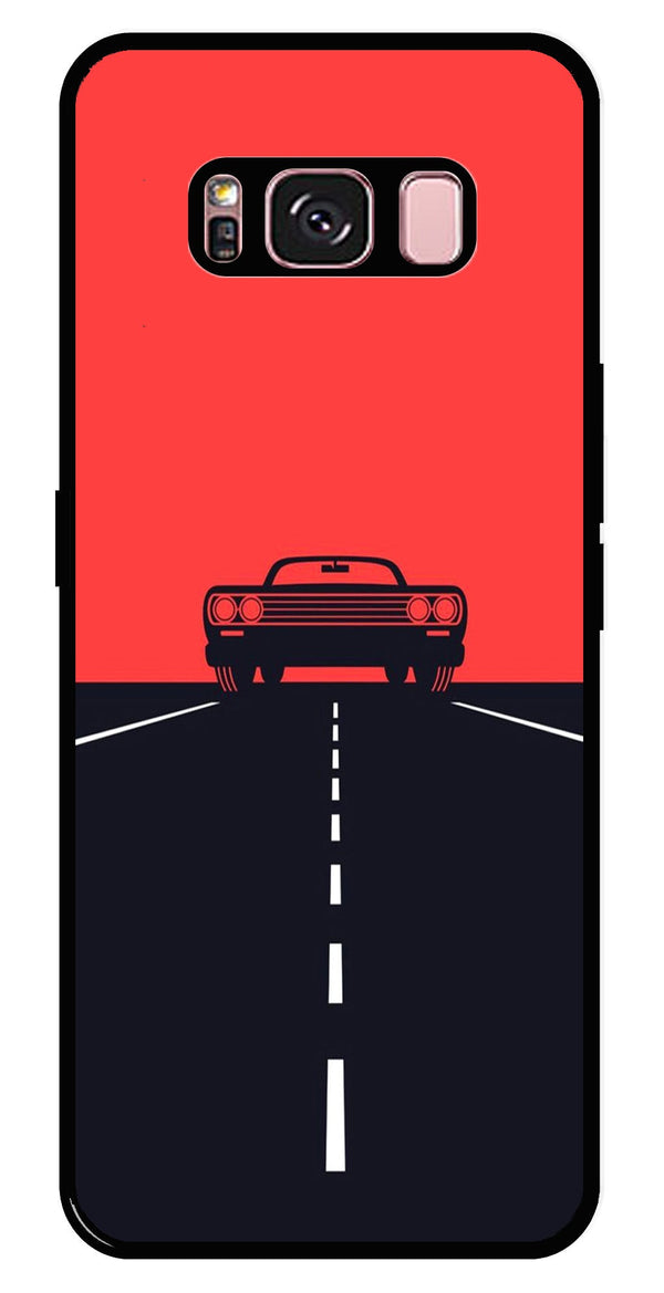 Car Lover Metal Mobile Case for Samsung Galaxy S8 Plus   (Design No -21)