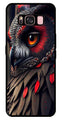 Owl Design Metal Mobile Case for Samsung Galaxy S8 Plus   (Design No -26)
