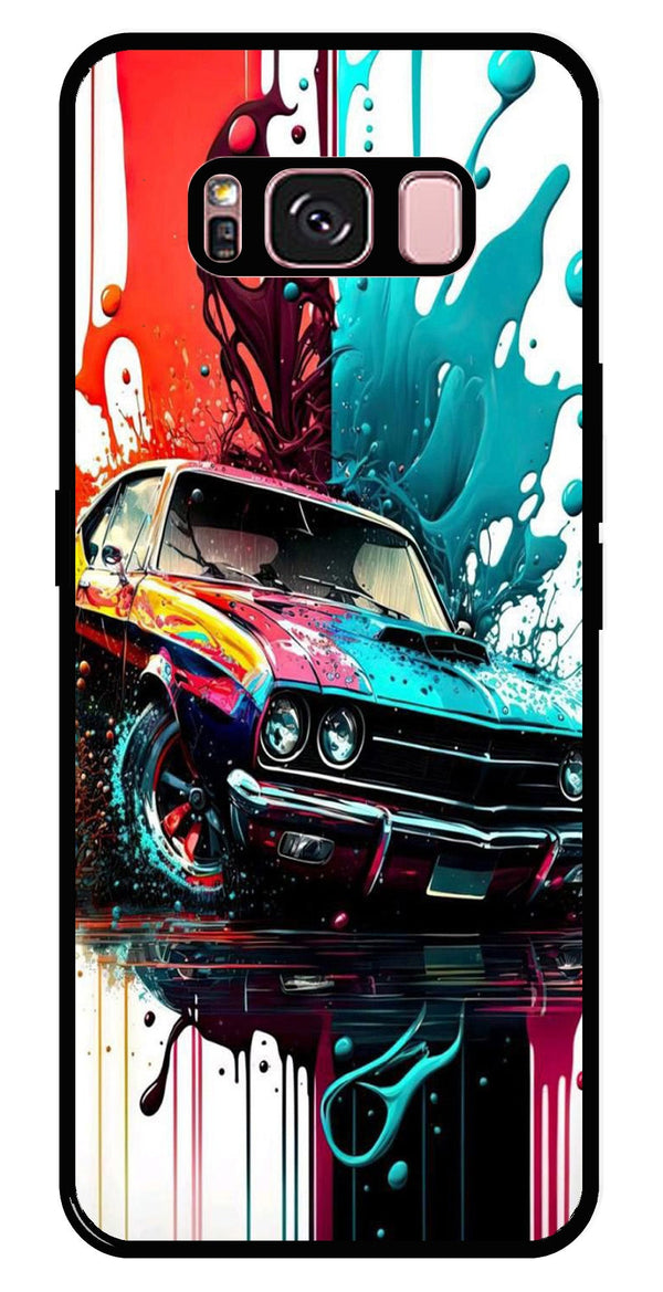 Vintage Car Metal Mobile Case for Samsung Galaxy S8 Plus   (Design No -29)