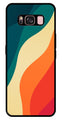 Muted Rainbow Metal Mobile Case for Samsung Galaxy S8 Plus   (Design No -39)