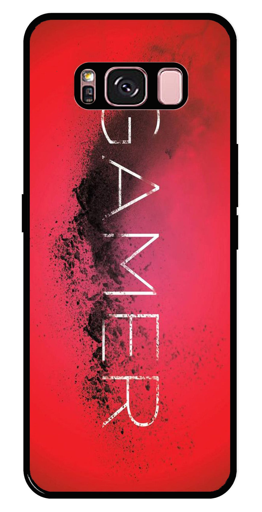 Gamer Pattern Metal Mobile Case for Samsung Galaxy S8 Plus   (Design No -41)