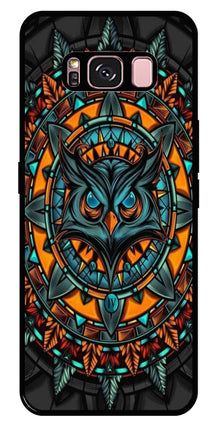Owl Pattern Metal Mobile Case for Samsung Galaxy S8 Plus