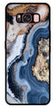 Marble Design Metal Mobile Case for Samsung Galaxy S8 Plus   (Design No -53)