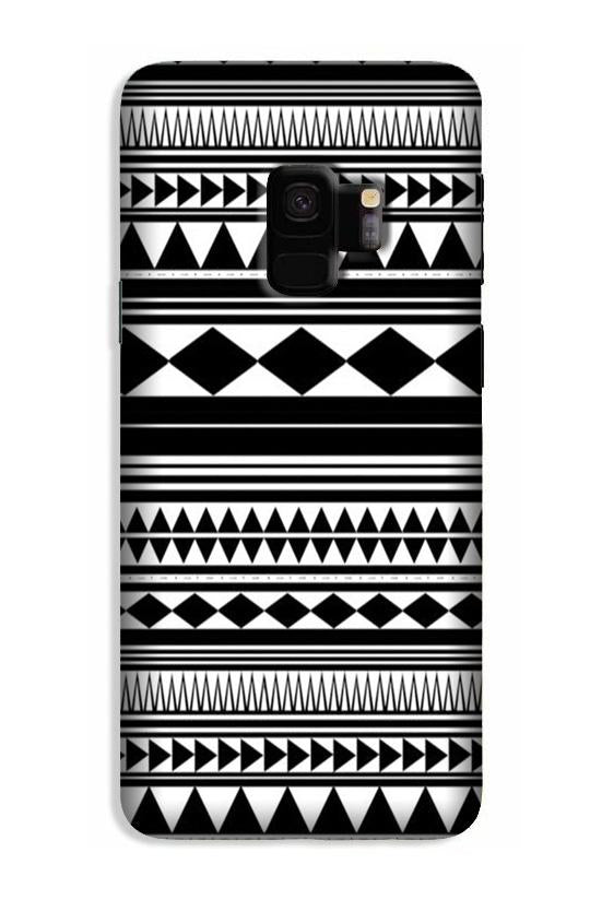 Black white Pattern Case for Galaxy S9