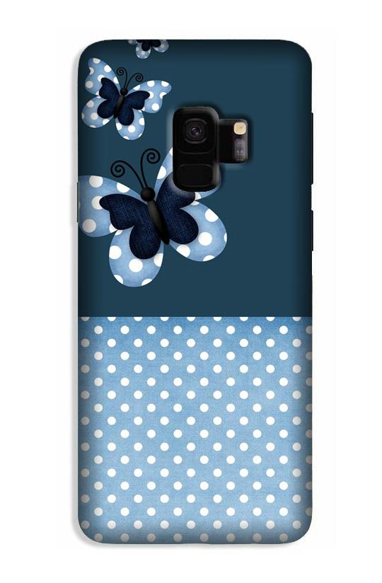 White dots Butterfly Case for Galaxy S9