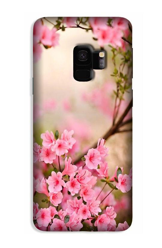 Pink flowers Case for Galaxy S9