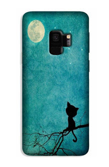 Moon cat Case for Galaxy S9