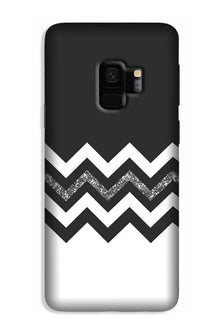 Black white Pattern2Case for Galaxy S9