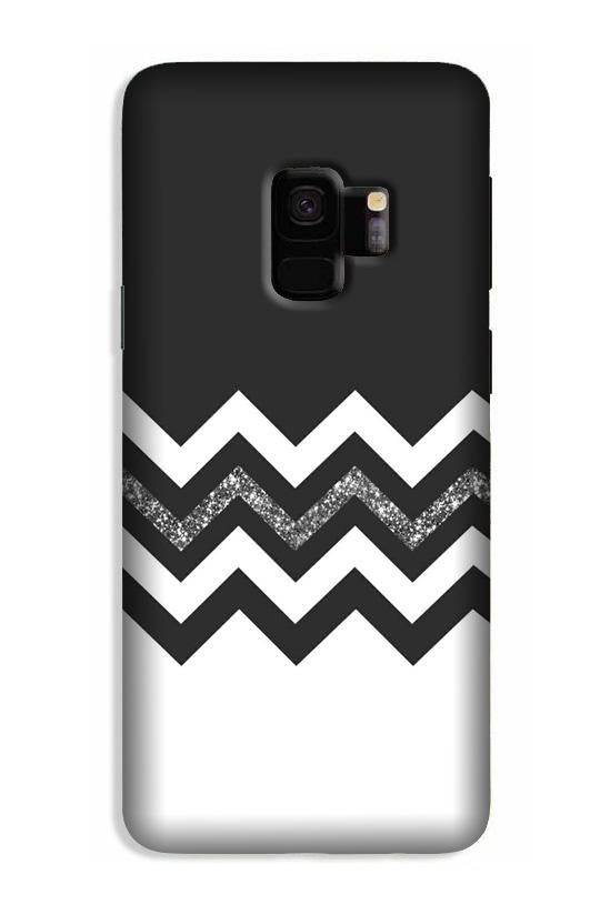 Black white Pattern2Case for Galaxy S9