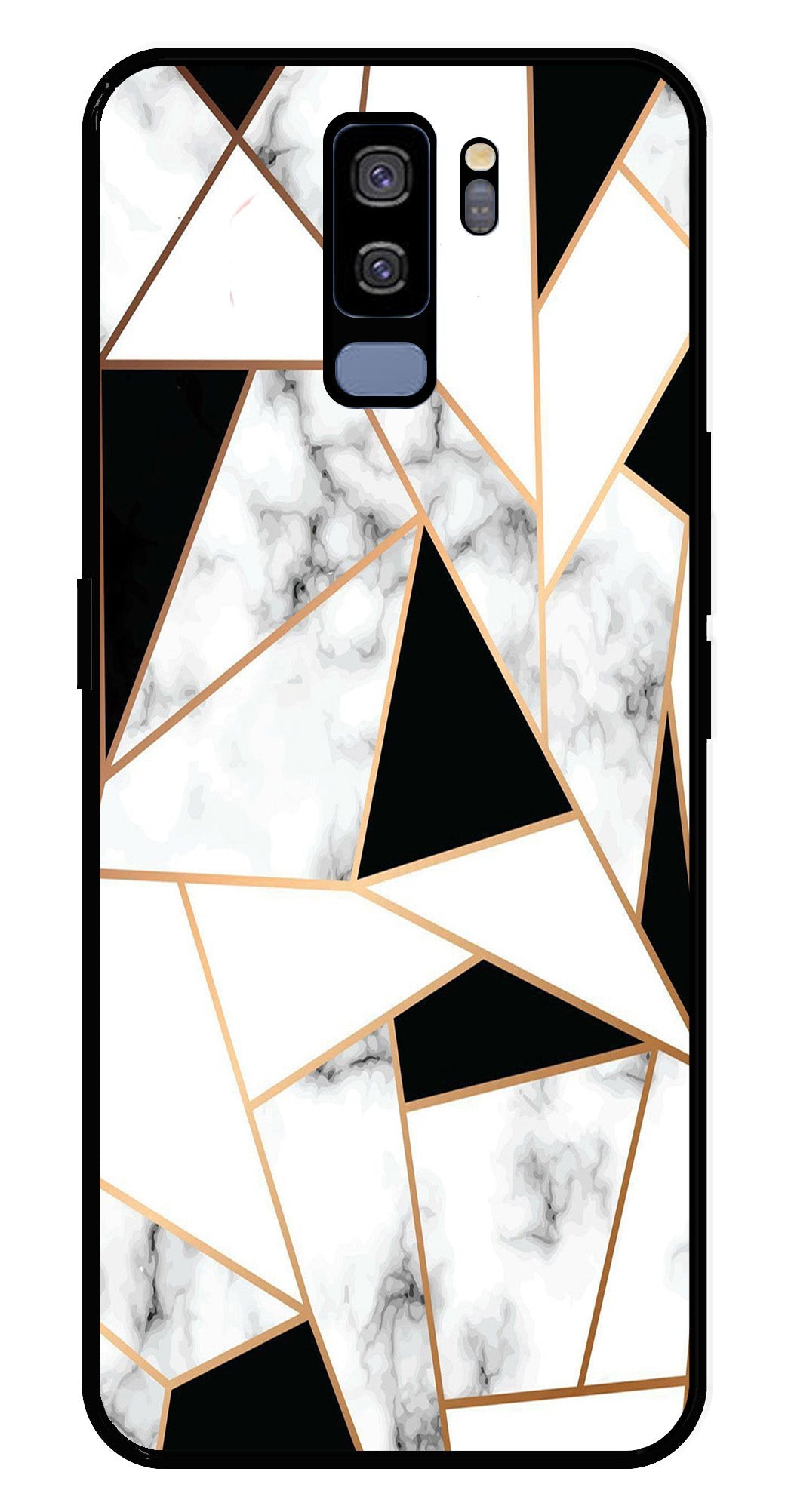 Marble Design2 Metal Mobile Case for Samsung Galaxy S9 Plus   (Design No -08)