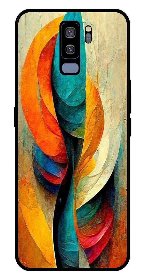 Modern Art Metal Mobile Case for Samsung Galaxy S9 Plus   (Design No -11)
