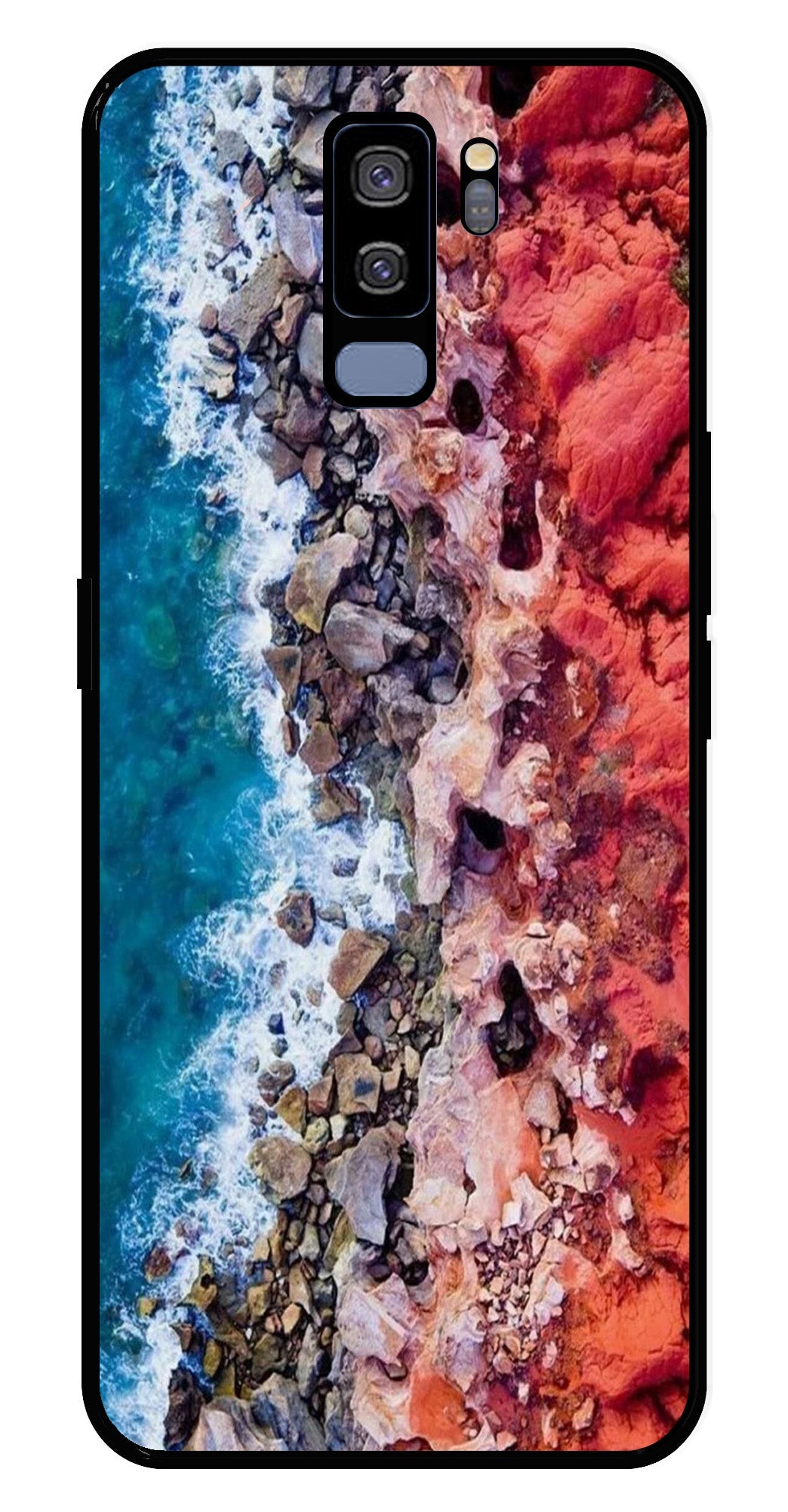 Sea Shore Metal Mobile Case for Samsung Galaxy S9 Plus   (Design No -18)