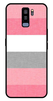 Pink Pattern Metal Mobile Case for Samsung Galaxy S9 Plus