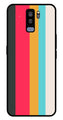 Muted Rainbow Metal Mobile Case for Samsung Galaxy S9 Plus   (Design No -31)