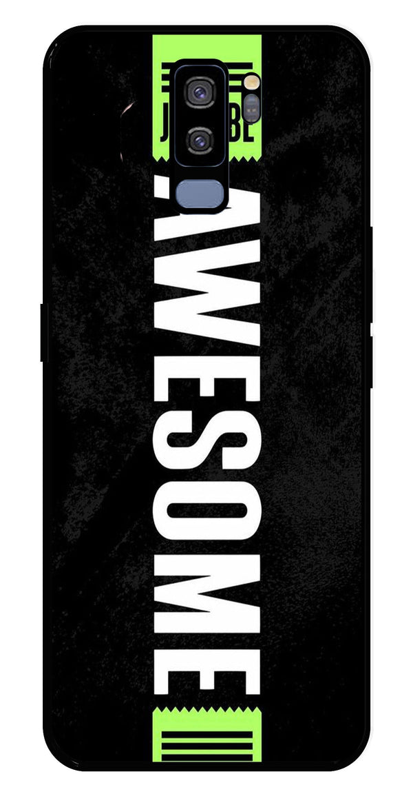 Awesome Metal Mobile Case for Samsung Galaxy S9 Plus   (Design No -33)