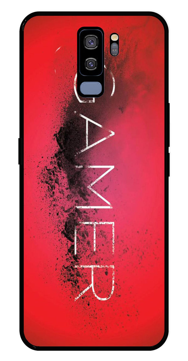 Gamer Pattern Metal Mobile Case for Samsung Galaxy S9 Plus   (Design No -41)
