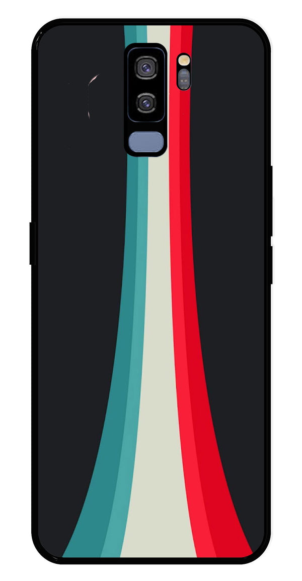 Modern Art Colorful Metal Mobile Case for Samsung Galaxy S9 Plus   (Design No -48)