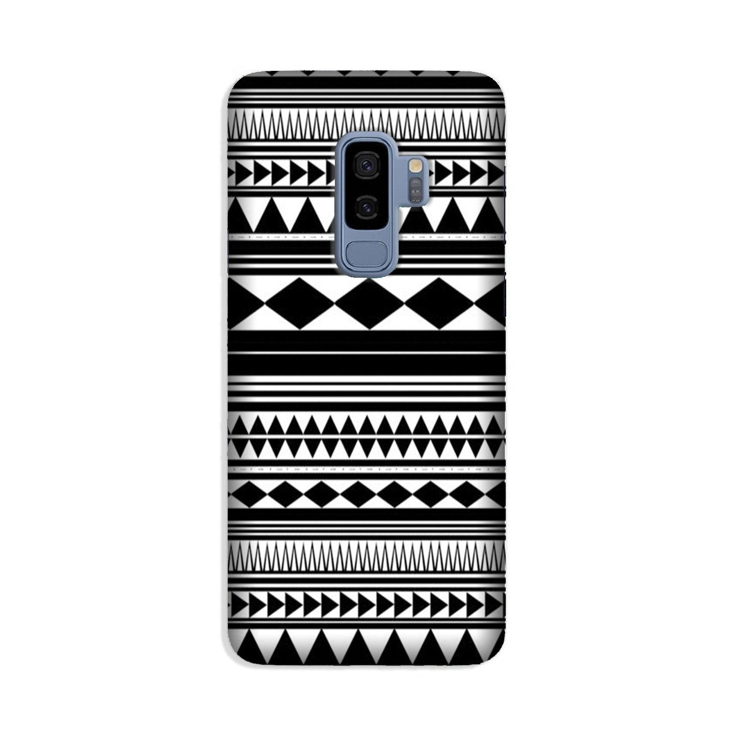 Black white Pattern Case for Galaxy S9 Plus