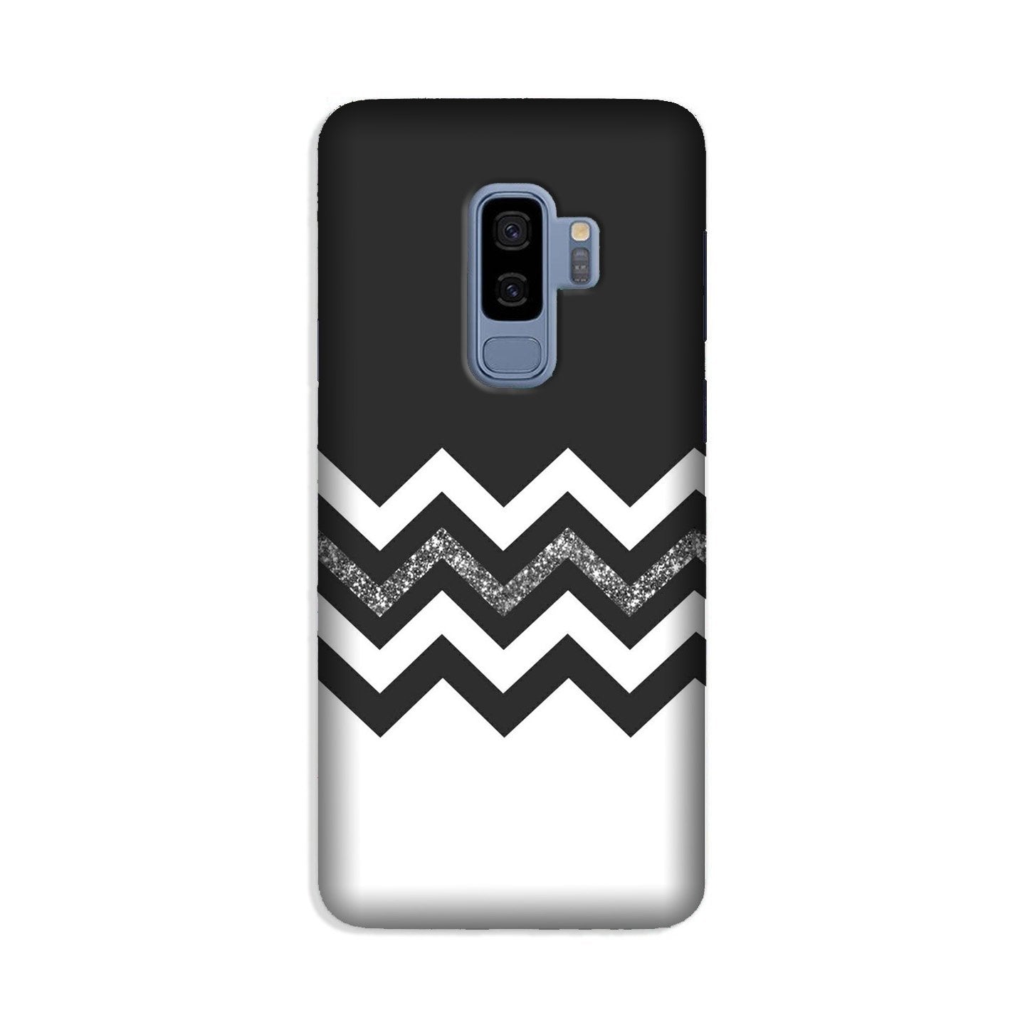 Black white Pattern2Case for Galaxy S9 Plus