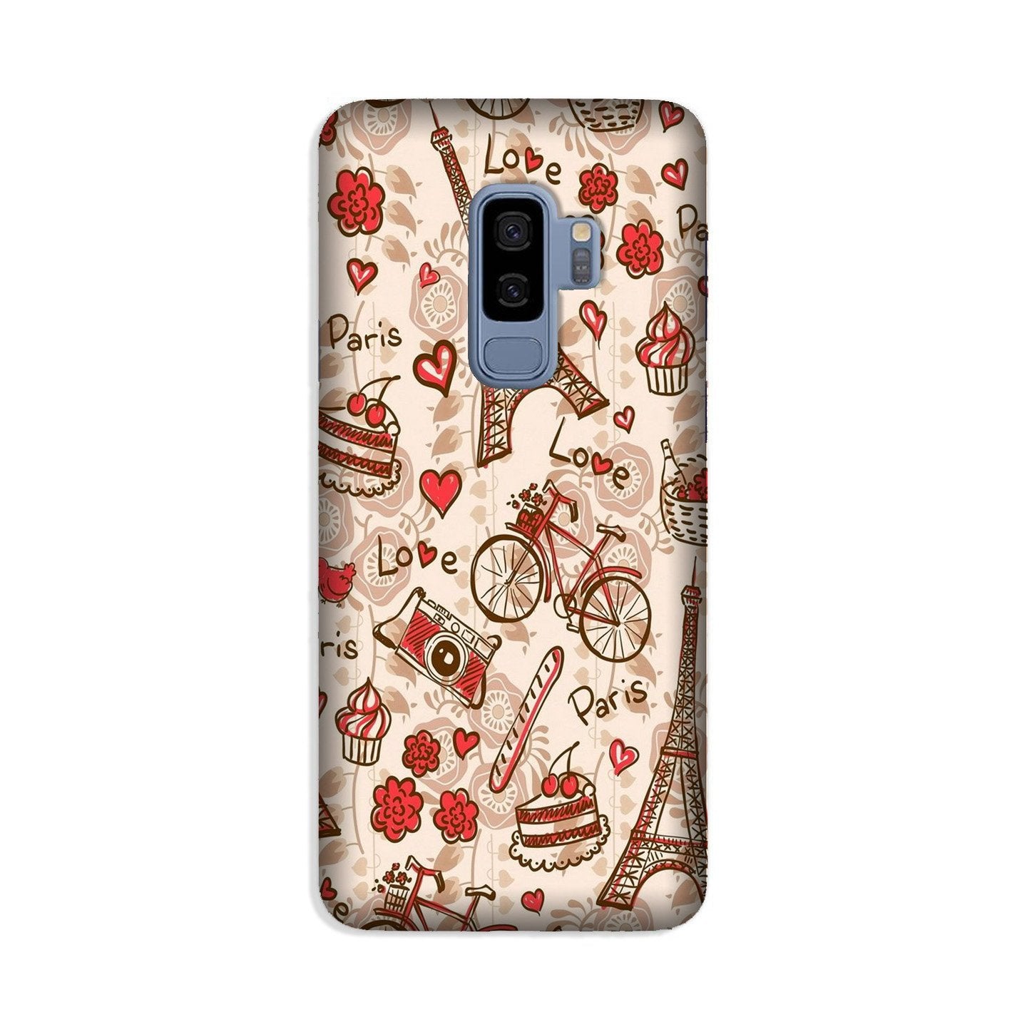 Love Paris Case for Galaxy S9 Plus  (Design - 103)
