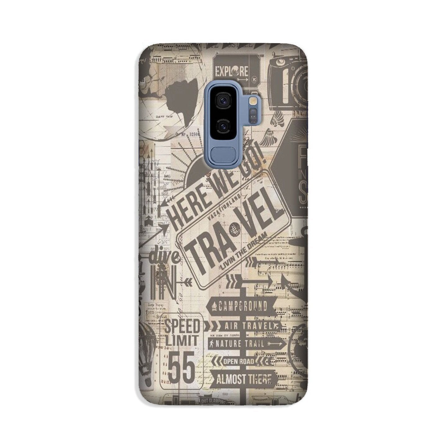 Travel Case for Galaxy S9 Plus  (Design - 104)