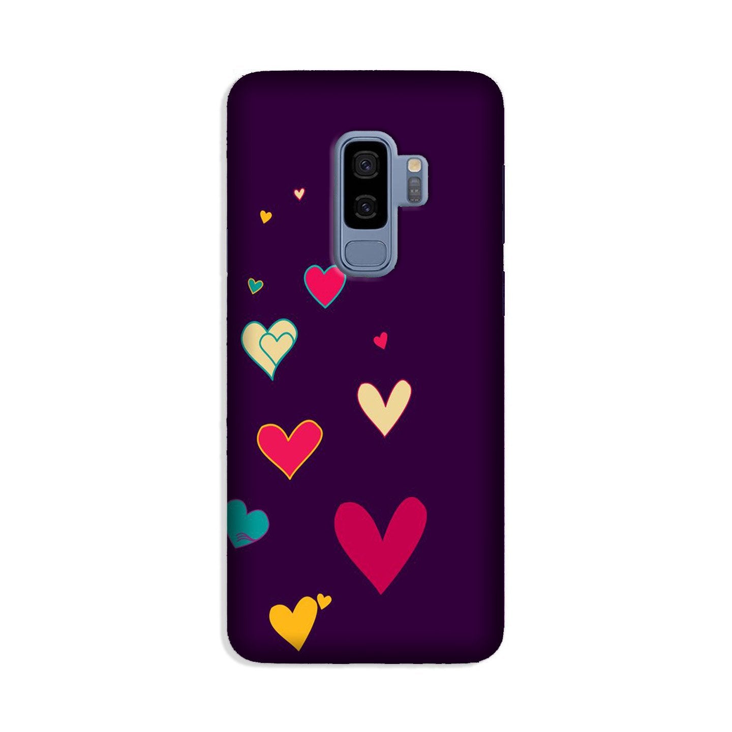 Purple Background Case for Galaxy S9 Plus  (Design - 107)