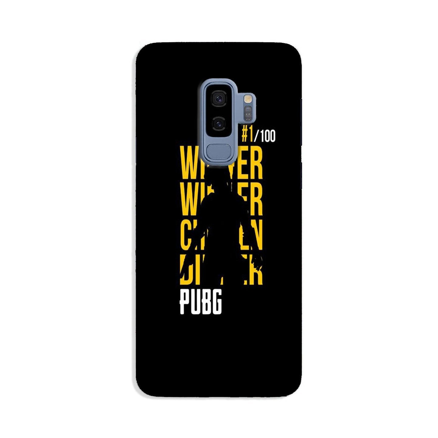 Pubg Winner Winner Case for Galaxy S9 Plus  (Design - 177)