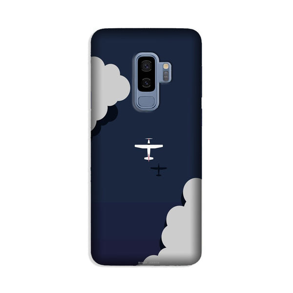 Clouds Plane Case for Galaxy S9 Plus (Design - 196)