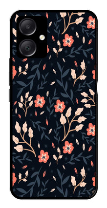 Floral Pattern Metal Mobile Case for Samsung Galaxy A05