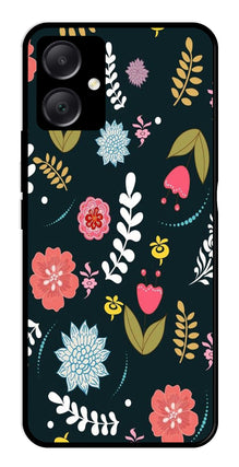 Floral Pattern2 Metal Mobile Case for Samsung Galaxy A05