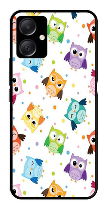 Owls Pattern Metal Mobile Case for Samsung Galaxy A05