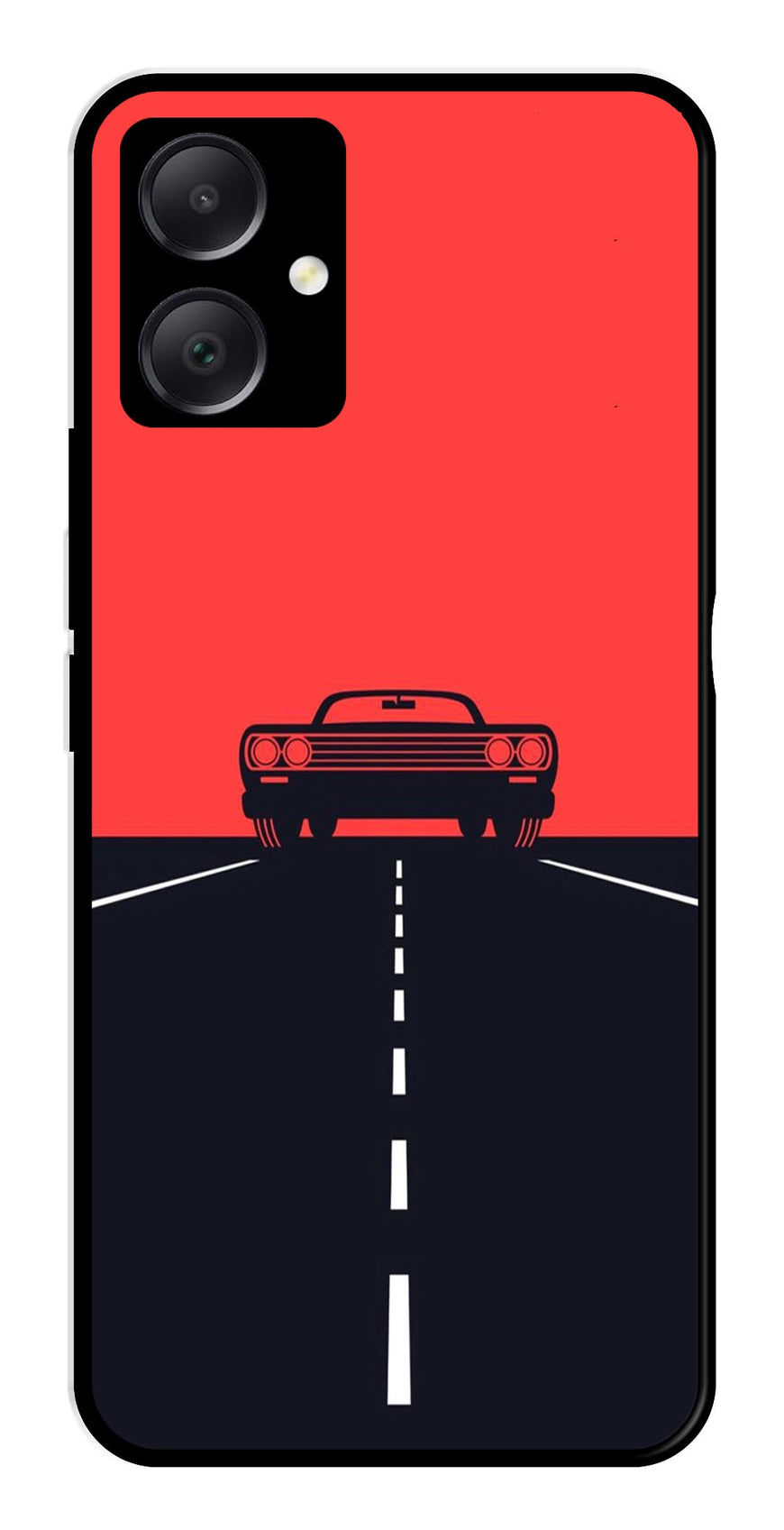 Car Lover Metal Mobile Case for Samsung Galaxy A05   (Design No -21)